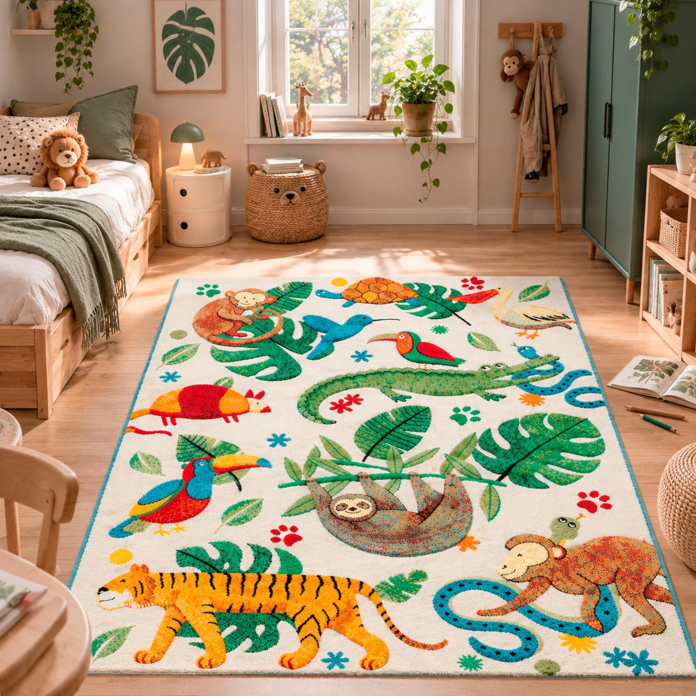 Pergamon Kinder Teppich Maui Kids Urwald