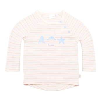 Raglanshirt langarm Ringel Aqua Friends