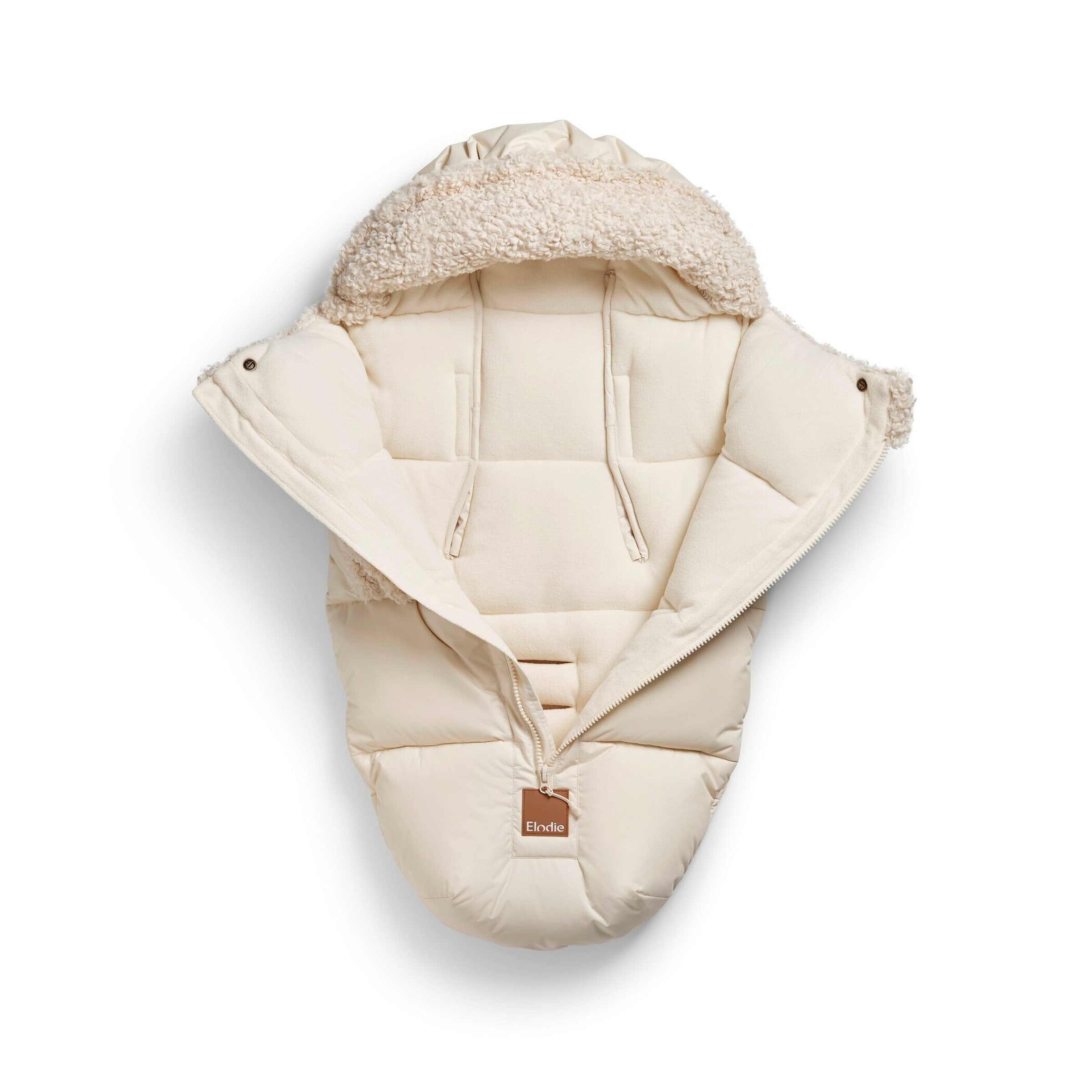 Elodie Fußsack - Soft Sherpa beige