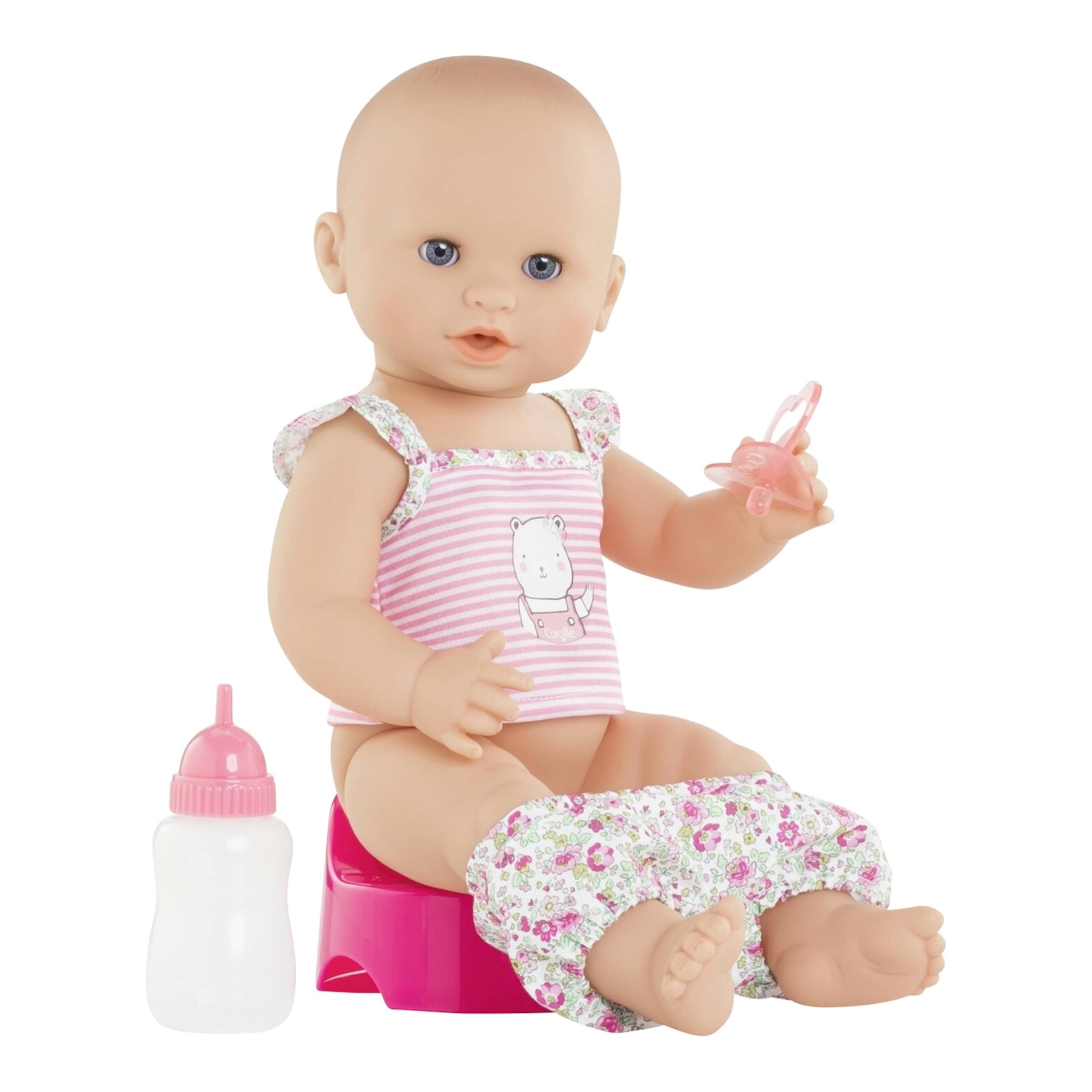 Corolle Poup e de bain Emma boit et fait pipi 36 cm baby walz