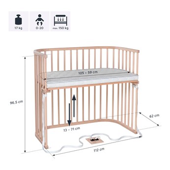 Beistellbett Boxspring XXL