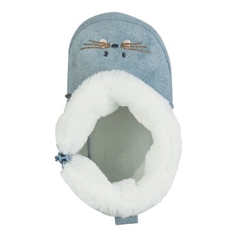 Babystiefel mit Reißverschluss Katze