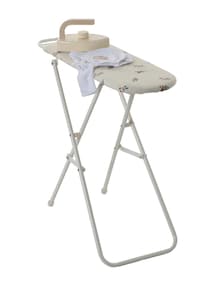 Bügelbrett mit Bügeleisen RETRO FLOWER für Kinder, Metallgestell