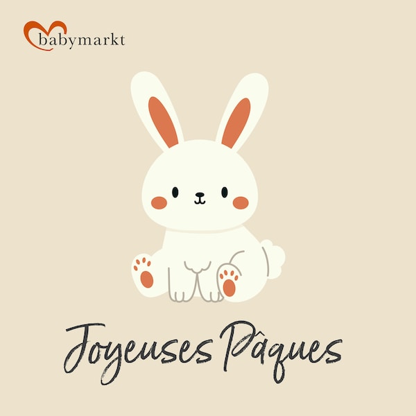 Joyeuses Pâques - beige