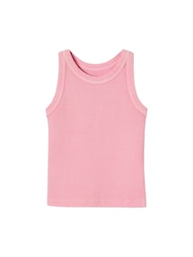 Mädchen Trägertop aus Ripp