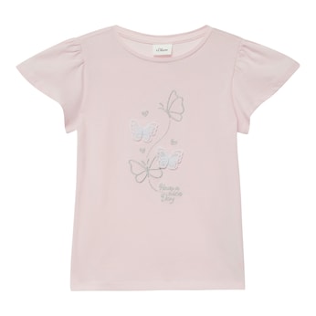 T-shirt papillons brillants