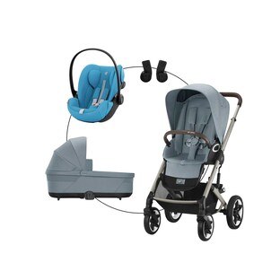 Poussette combinée 3 en 1 Talos S Lux avec coque-auto Cloud G i-Size