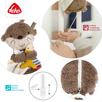 Mini-Spieluhr Otter Theo 20cm