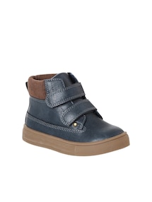 Kinder Boots mit Klettverschluss und Samtdetail