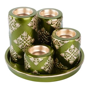 Assiette à bougies « Rêve de Noël », 5 pièces
