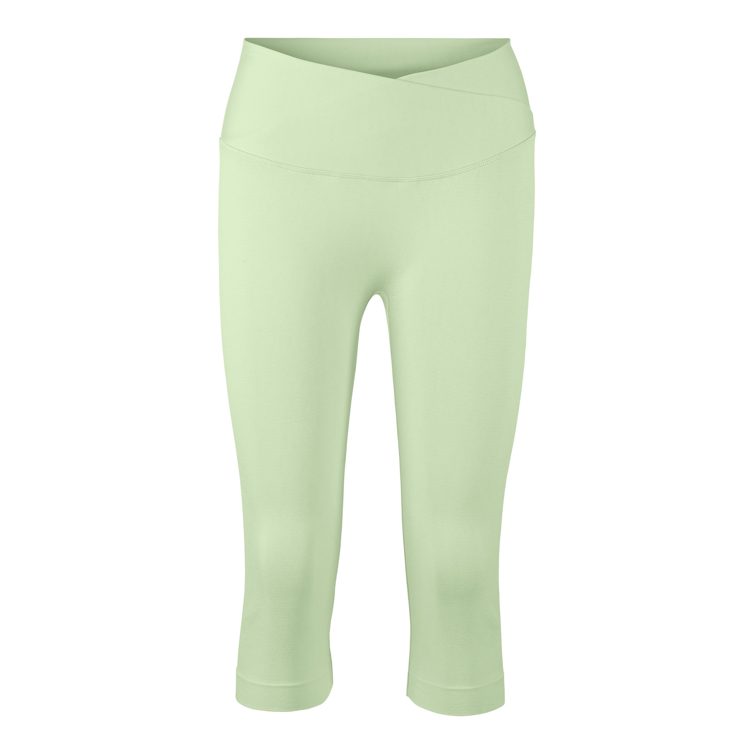 Komfort-Capri-Leggings "Leonie" gruen L Damen