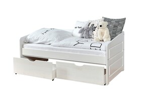 Sofabett MINI Micki 80x160 Buche Weiß