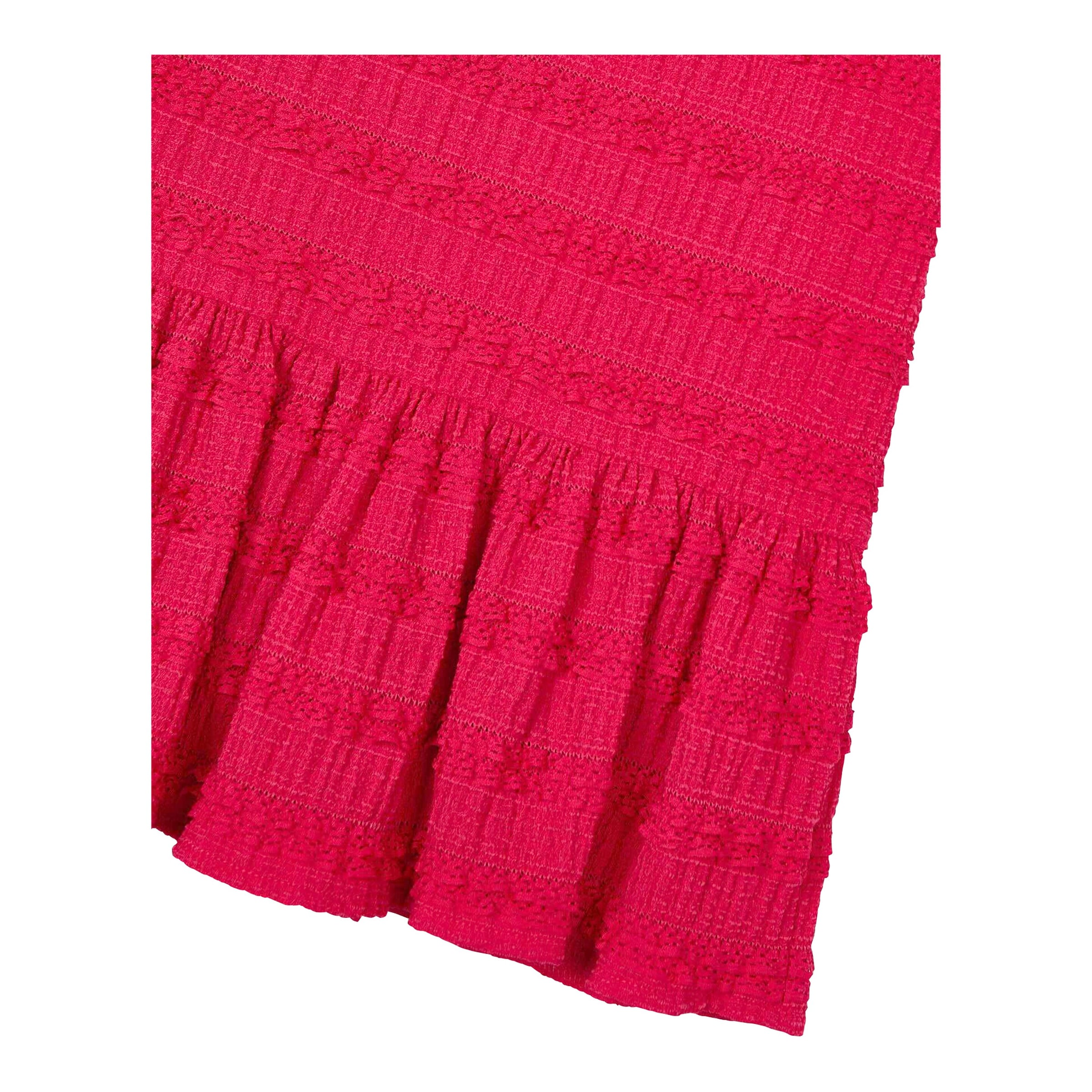 Kleid ohne Arm Rüschen