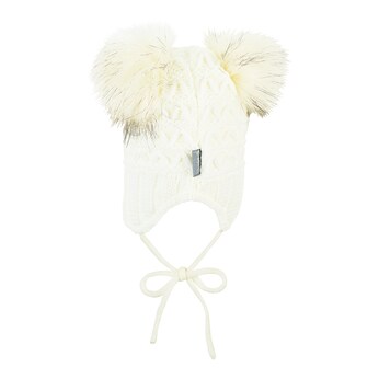 Winter-Strickmütze Fake Fur