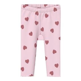 Leggings Herzen Rippqualität