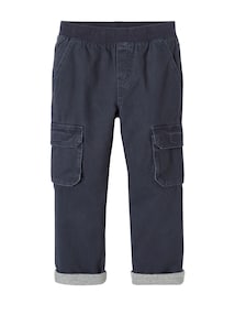 Jungen Thermo-Cargohose mit Dehnbund, Bundweite verstellbar