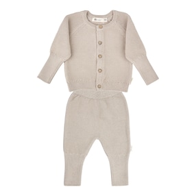 2-tlg. Set Strickjacke und Strickhose