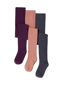 3er-Pack Mädchen Strumpfhosen BASIC