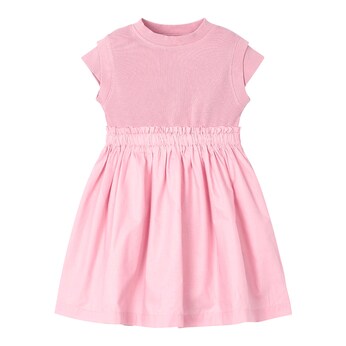 Kleid kurzarm Rippqualität