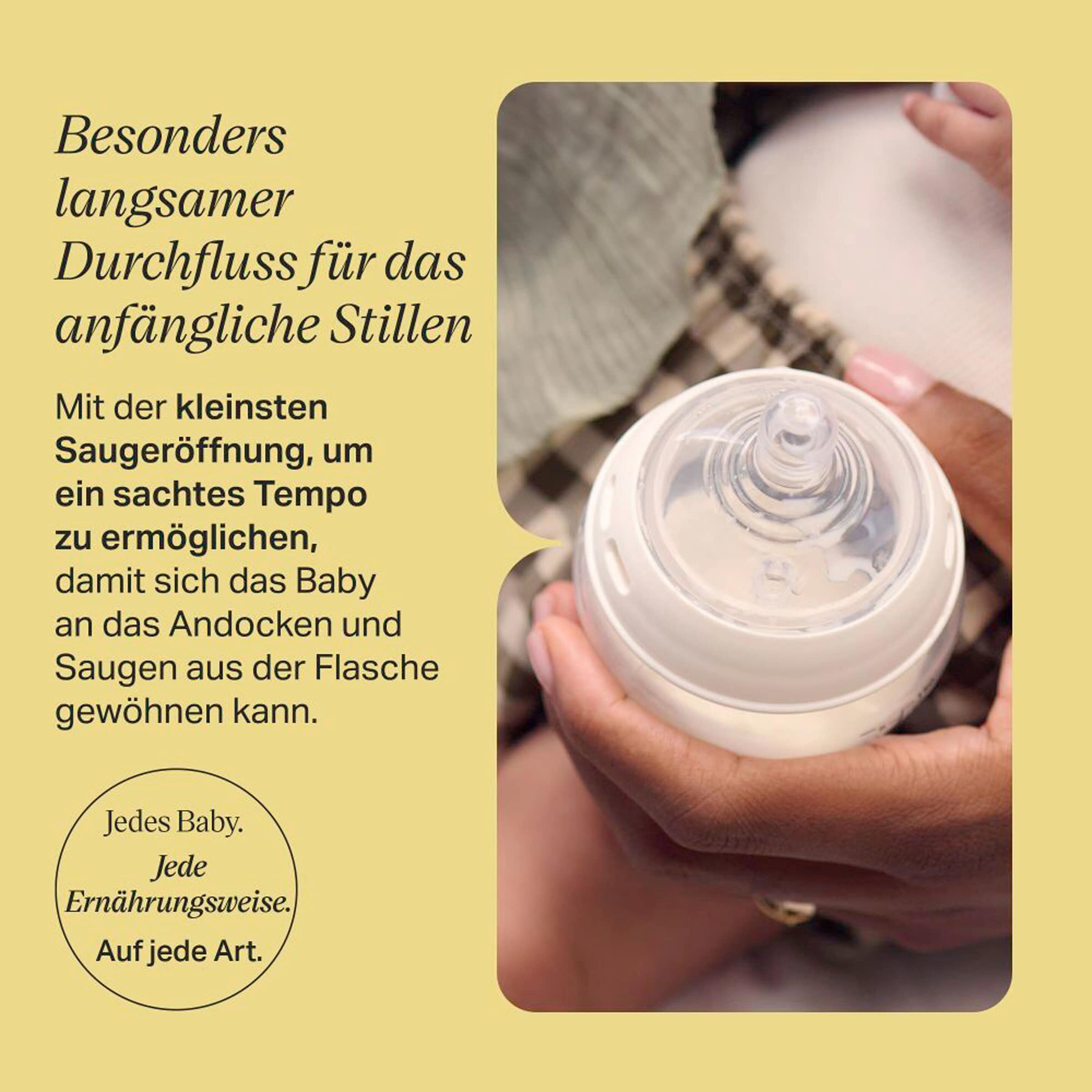 Tommee Tippee Twist & Click 2er-Pack Trinksauger, extra langsam 0M