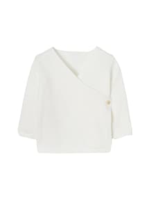 Bio-Kollektion: Strickjacke für Neugeborene