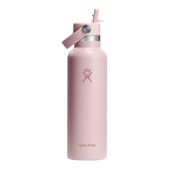 Trinkflasche mit Strohhalm 621ml