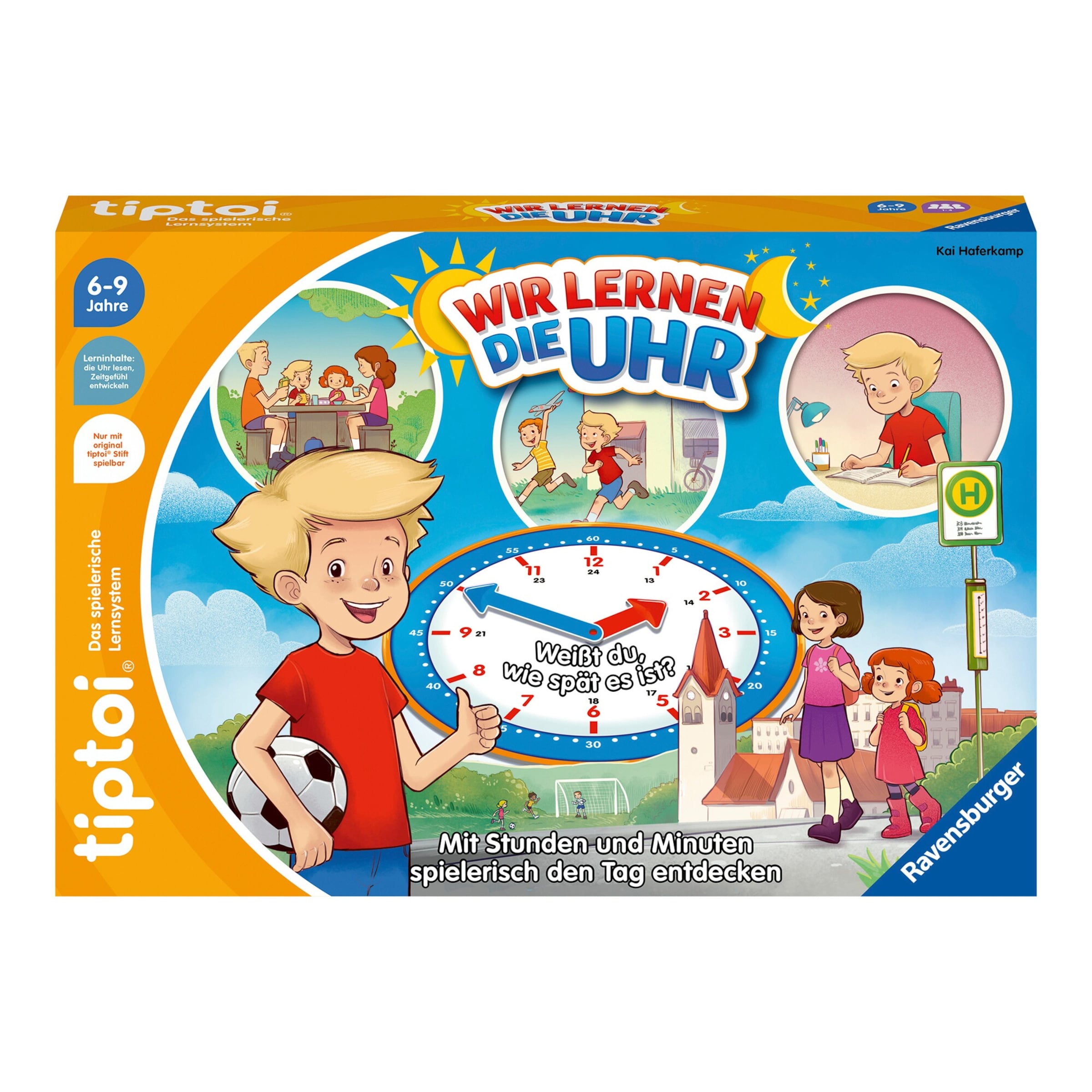 Ravensburger Tiptoi Lernspiel Wir lernen die Uhr
