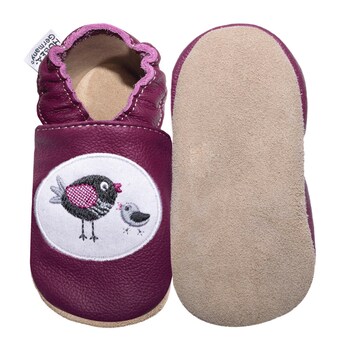 Krabbelschuhe Vogelfamilie