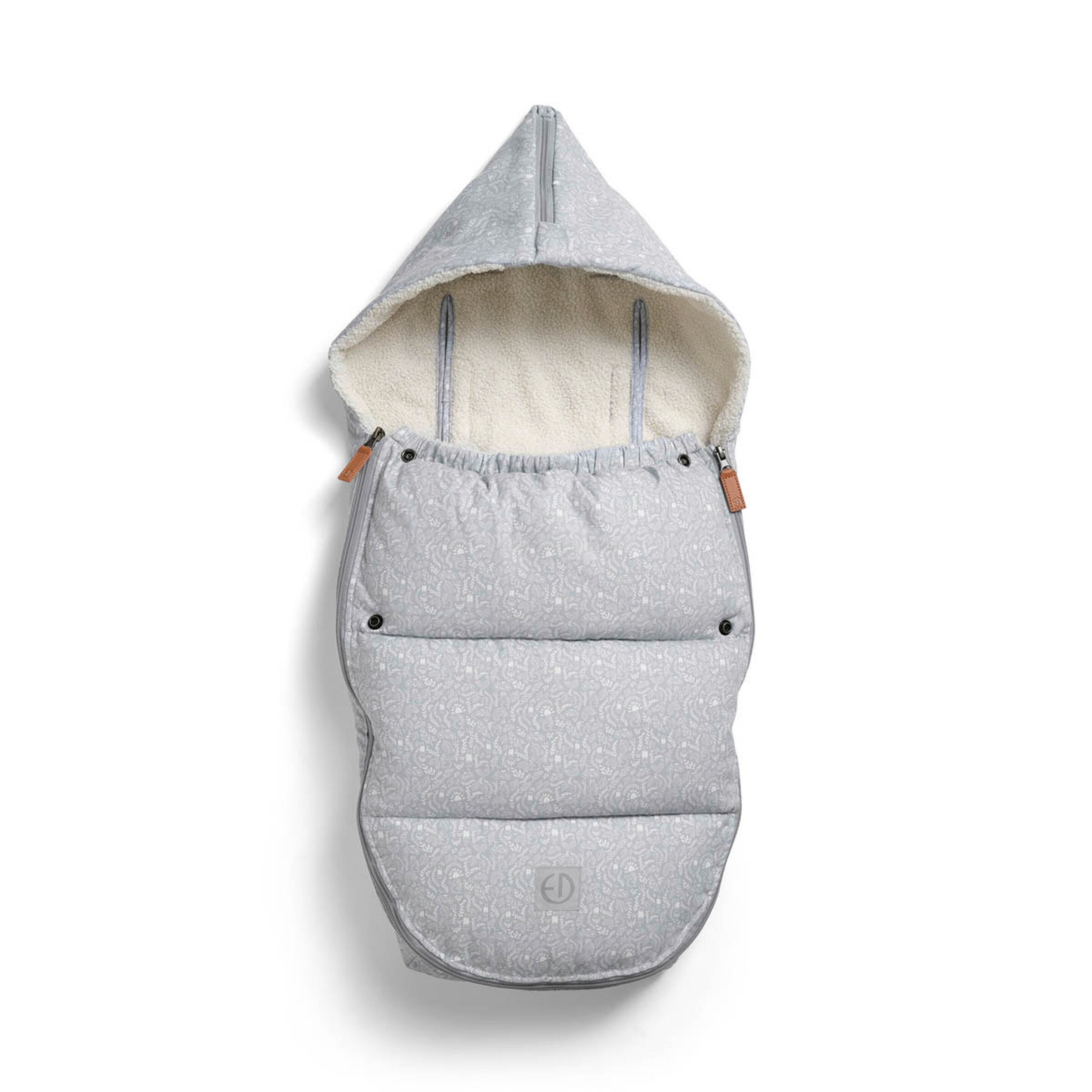 Elodie Fußsack fürBabyschale - Monkey Sunrise grau