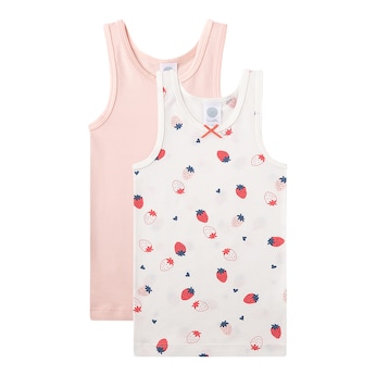 2er-Pack Unterhemden Erdbeeren