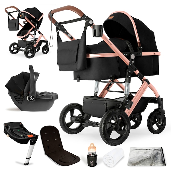 black | Gestell: rose golden