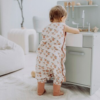 Sommer-Sleepoverall Musselin 0.5 TOG