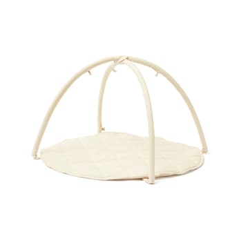 Babygym Textil naturweiß