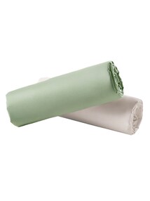 2er-Pack Spannbettlaken Kinder, Recycling-Baumwolle
