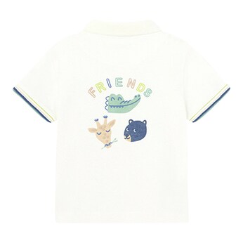 Polo-T-Shirt Tiere Piqué