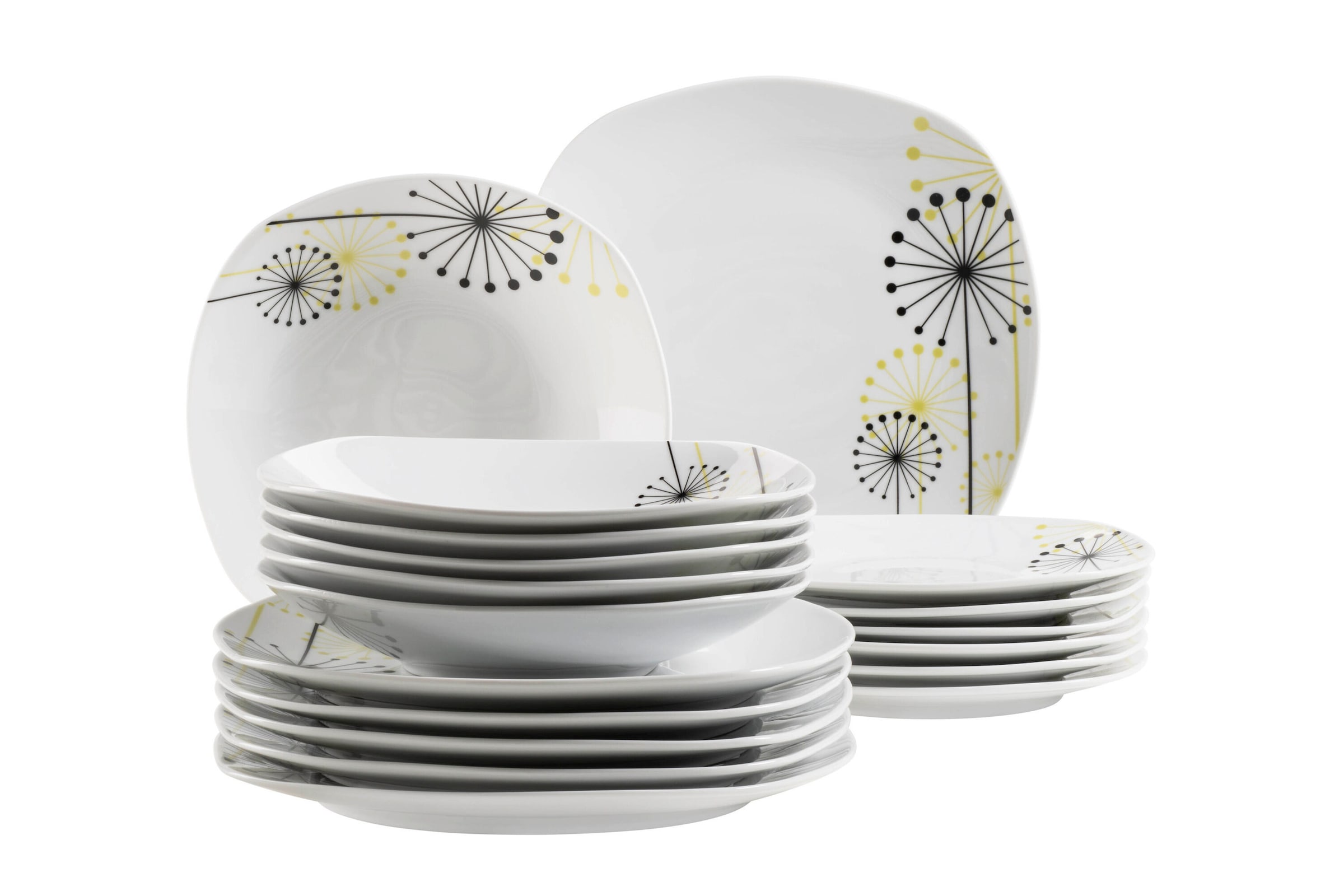 Mäser Weiß Teller-Set "Vanesa Teller Set Porzellan" von Baur - Image 2