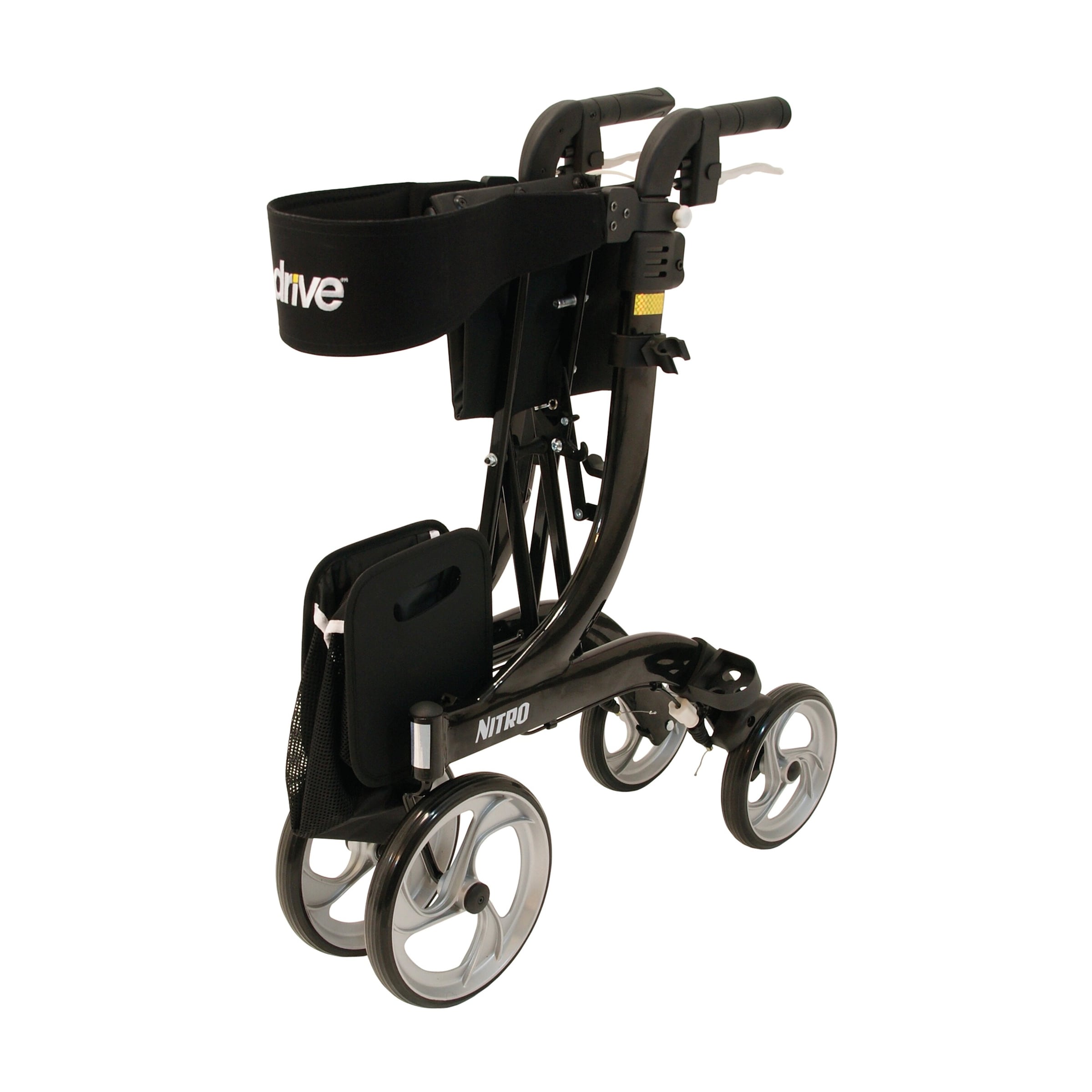 Rollator Nitro für innen & außen, klappbar, zum Sitzen Fahren