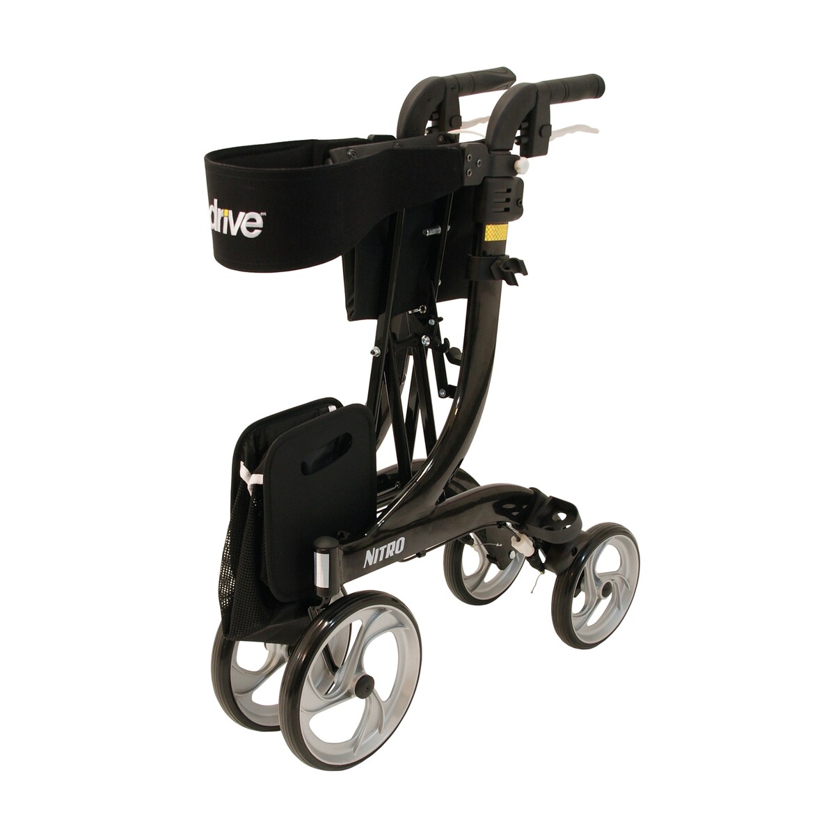 DRIVE - Rollator Nitro für innen & außen, klappbar, zum Sitzen & Fahren ...
