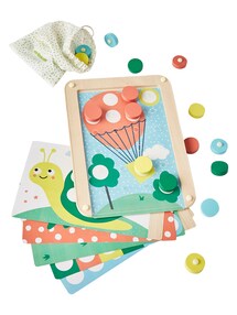 Farben-Spiel für Kinder, Holzrahmen FSC®