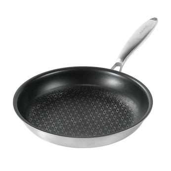 SILVERSTAR Edelstahlpfanne Bratpfanne 24 cm | ohne Deckel
