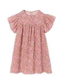 Kurzärmeliges Kleid mit Volantärmeln Mädchen