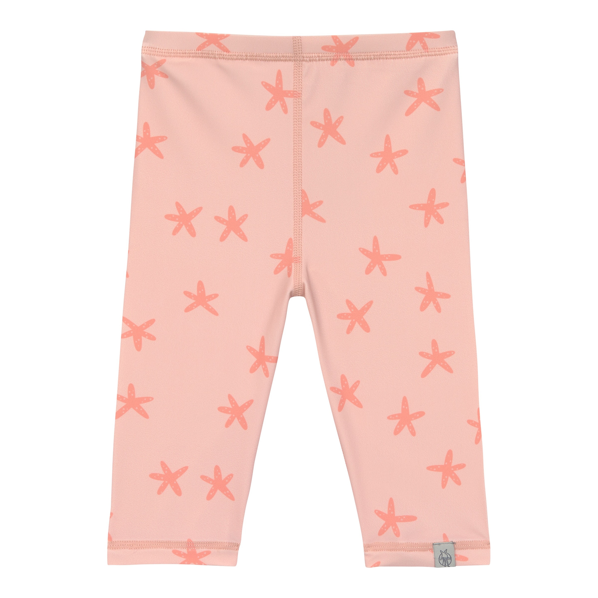 Lässig Capri-Schwimmleggings mit Windeleinsatz und UV-Schutz Seesterne