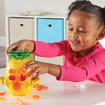 Spielset mit Ananas - Gesichtsausdrücke lernen