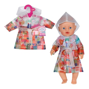 Puppen Outfit Regenmantel 43cm