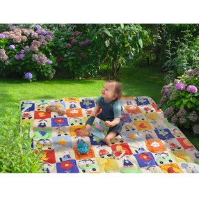 Krabbeldecke Jumbo mit wasserfester Unterseite 140x200 cm