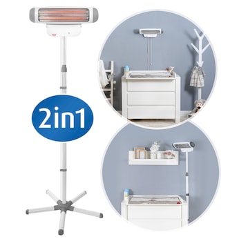 Heizstrahler 2-in-1 FeelWell mit Standfuß und Abschaltautomatik