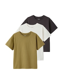 3er-Pack Jungen T-Shirts BASIC uni