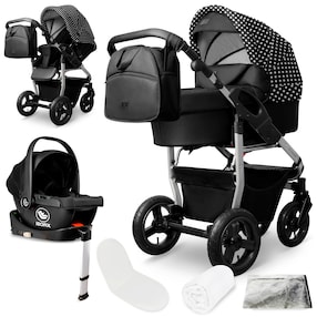 Kinderwagen Capri + Babyschale + Isofix-Station