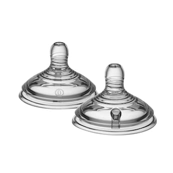 2er-Pack Trinksauger, extra langsam 0M