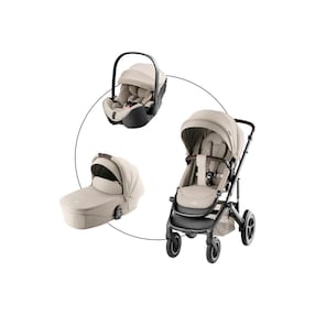 Kombikinderwagen SMILE 5Z STYLE Trio-Set inkl. Babyschale BABY-SAFE PRO i-SIZE